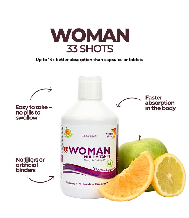 Swedish Healtbrand Woman Multivitamine
