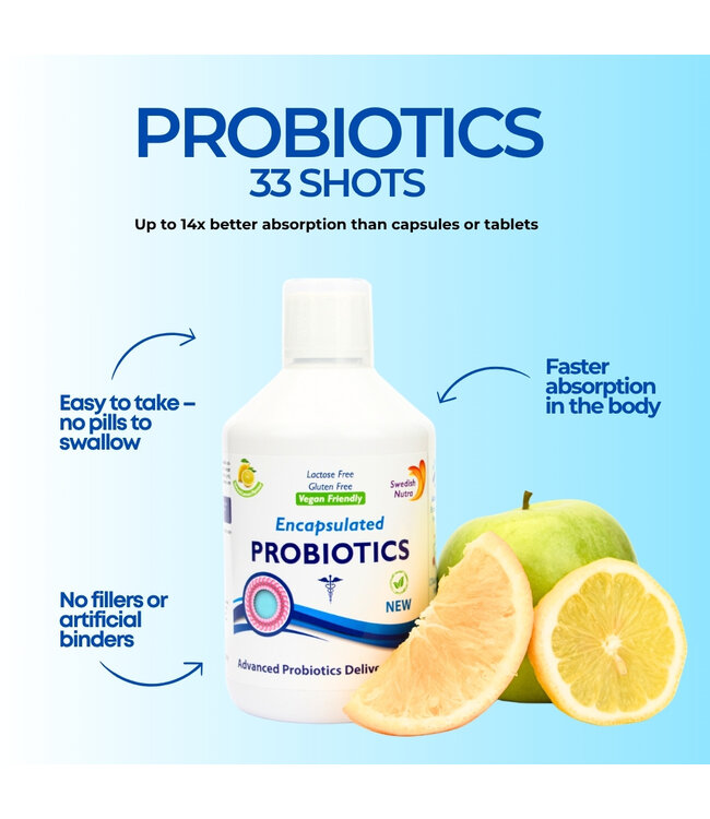 Swedish Healtbrand Probiotiques + Multivitamines pour hommes