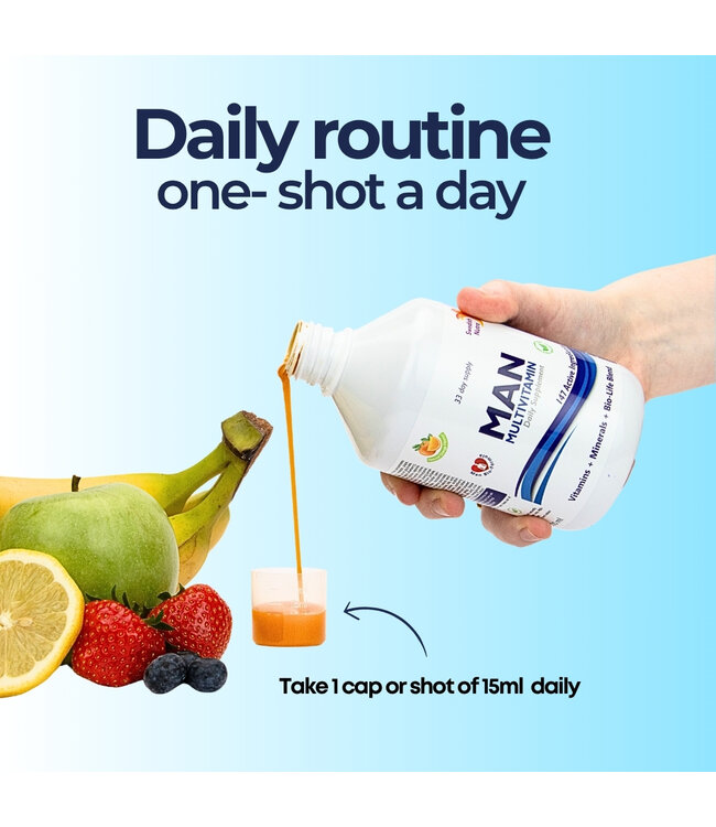 Swedish Healtbrand Probiotika + Multivitamine für Männer