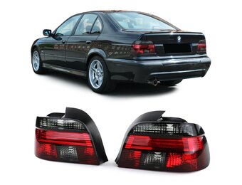 Achterlichten voor BMW 5 Serie E39 Sedan 95-00 - rood zwart
