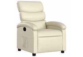 VidaXL Crème Relaxfauteuil - Verstelbaar - 45% Korting!