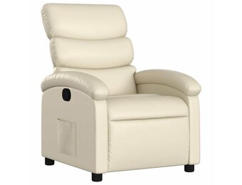 VidaXL Crème Relaxfauteuil - Verstelbaar - 45% Korting!
