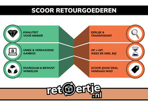 Retourgoederen kopen? Top deals & lage prijzen!