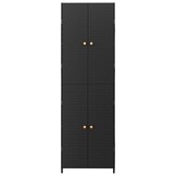 vidaXL Tuinkast Zwart 59x40x180cm - 54% Korting!