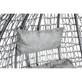 Ei Hangstoel Grijs - 64% Korting! - (Krassen/Losse Touwtjes)