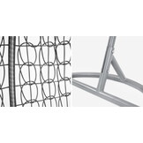 Ei Hangstoel Grijs - 64% Korting! - (Krassen/Losse Touwtjes)