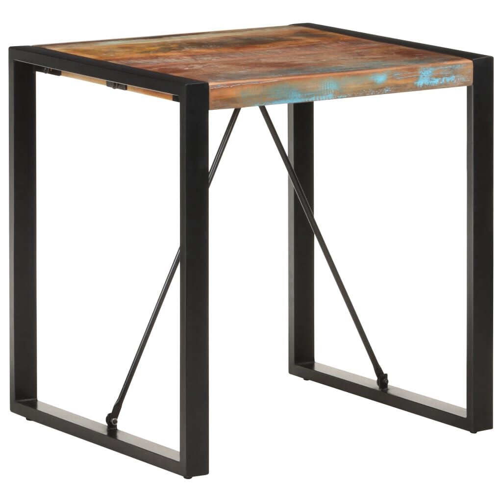 VidaXL Eettafel Recycled Hout 70x70cm - Nu 42% Korting!