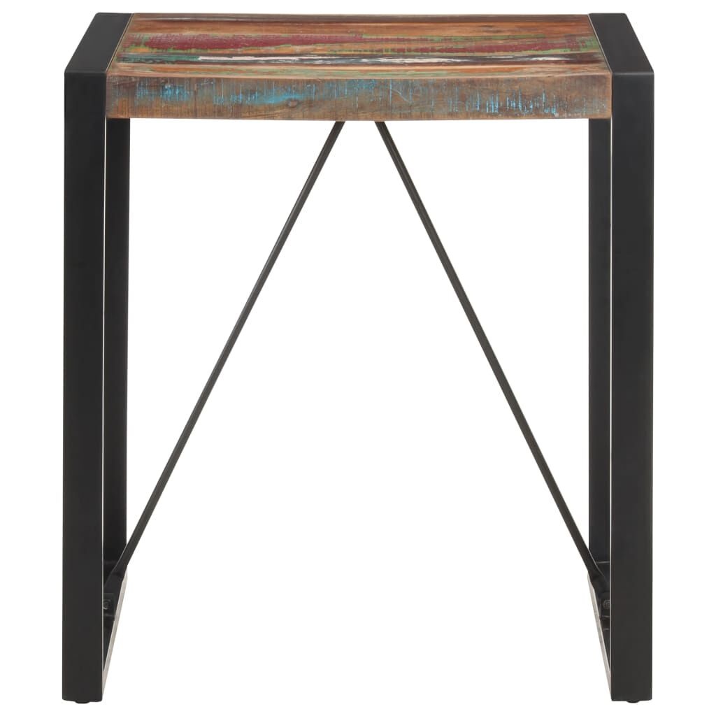 VidaXL Eettafel Recycled Hout 70x70cm - Nu 42% Korting!
