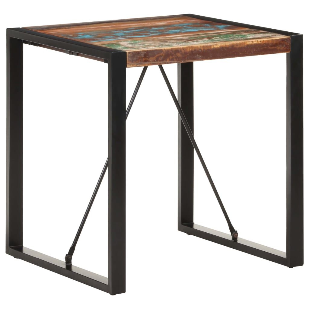 VidaXL Eettafel Recycled Hout 70x70cm - Nu 42% Korting!