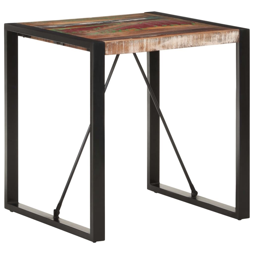VidaXL Eettafel Recycled Hout 70x70cm - Nu 42% Korting!