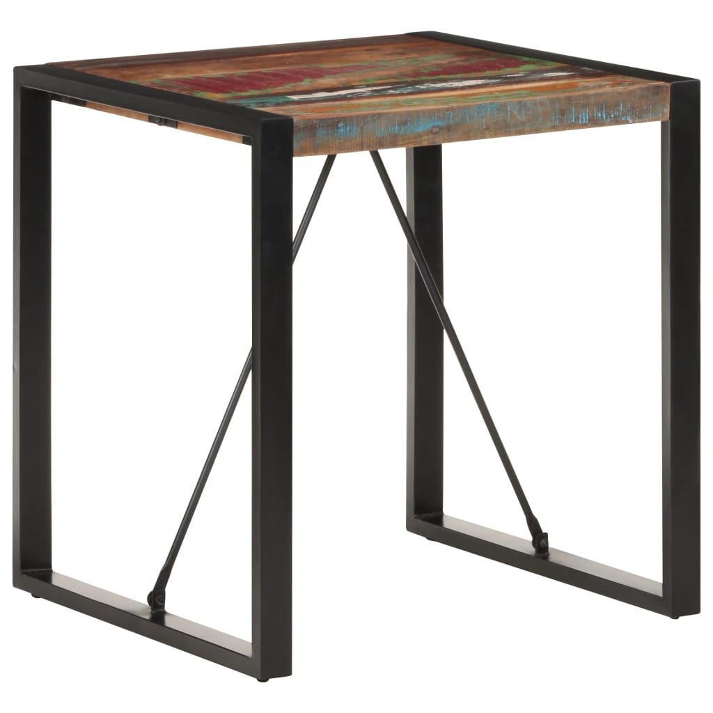 VidaXL Eettafel Recycled Hout 70x70cm - Nu 42% Korting!