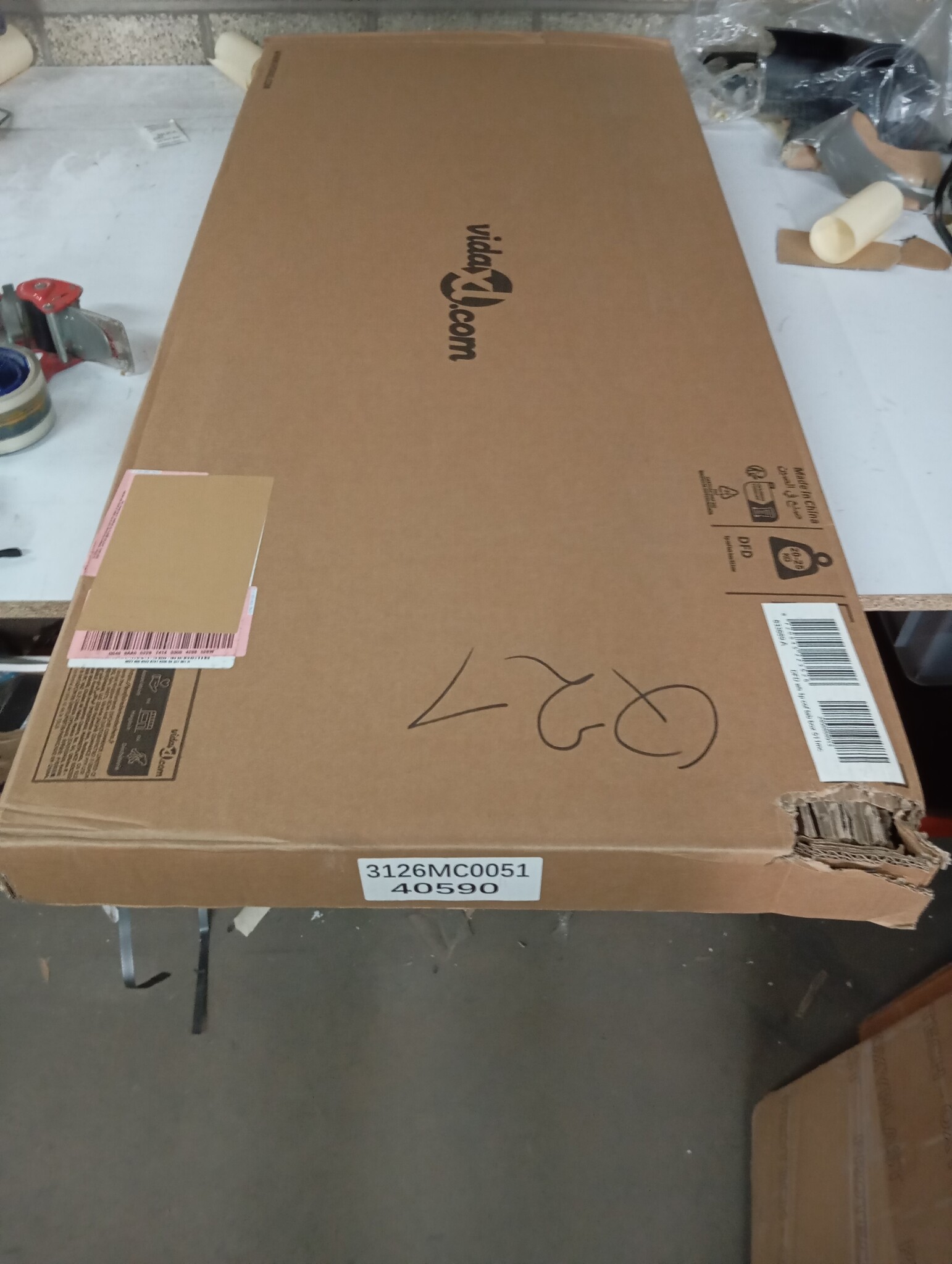 vidaXL Salontafel Zwart 100cm - 71% Korting! Beschadigde Verpakking