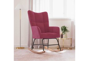 VidaXL Schommelstoel Wijnrood Fluweel - 45% Korting!