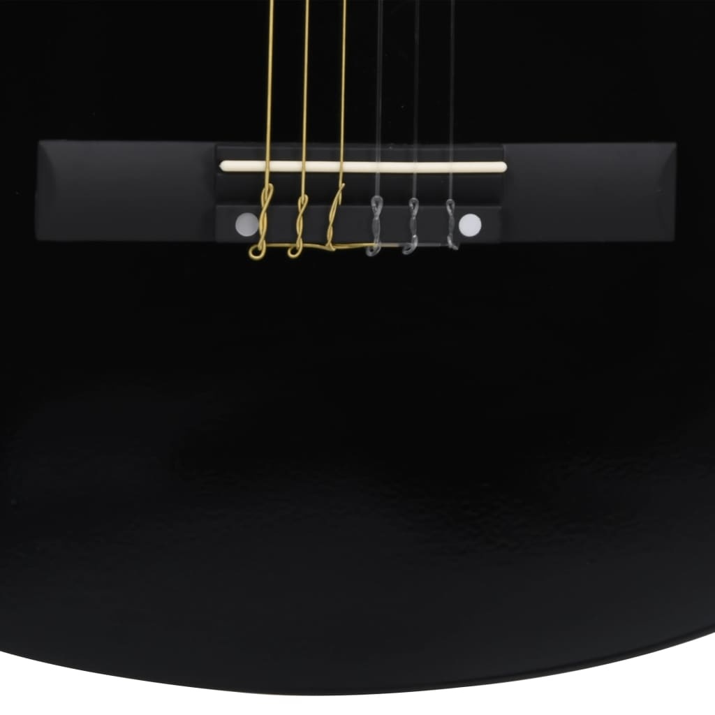 Gitaar Cutaway 38" Zwart - 45% Korting! Western Klassiek