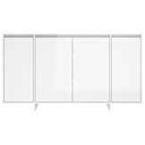 VidaXL Dressoir Wit Hoogglans 135cm - 42% Korting!
