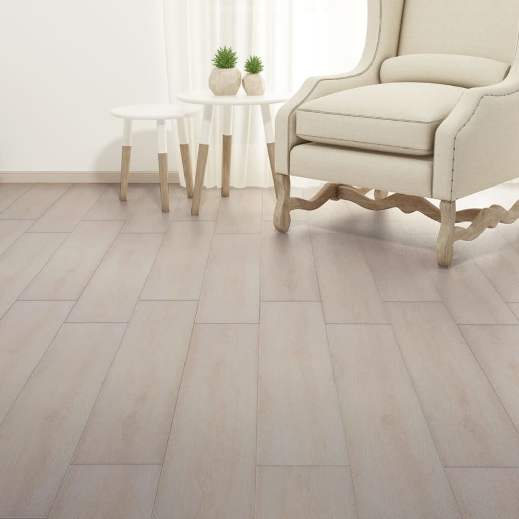 vidaXL PVC Vloerplanken Wit Eiken 5,26m² - 47% Korting!