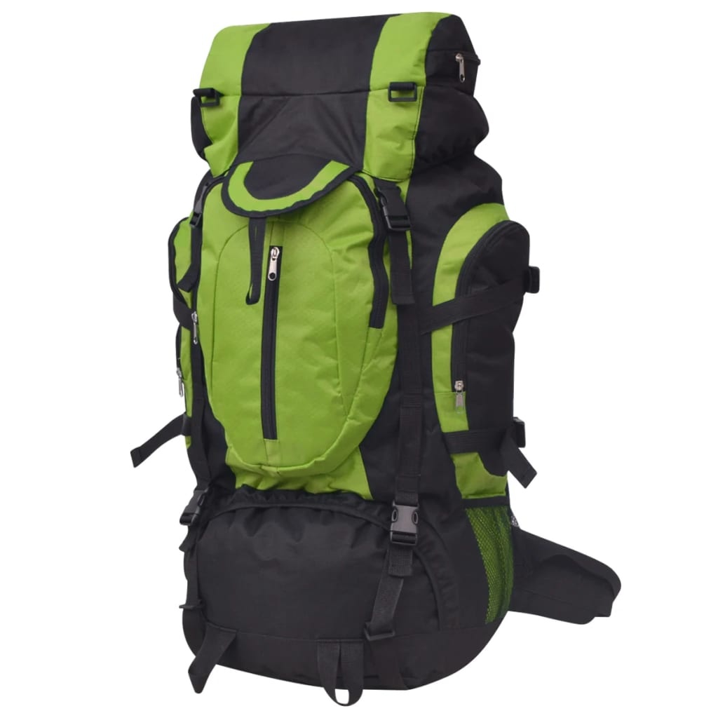 Rugzak Hiking XXL 75L Zwart/Groen - 35% Korting!