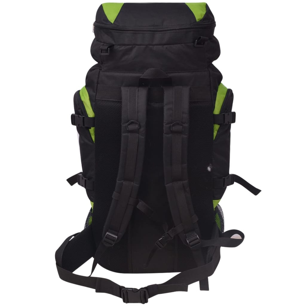 Rugzak Hiking XXL 75L Zwart/Groen - 35% Korting!