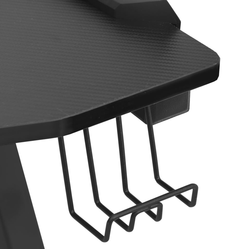 Gaming Bureau LED Zwart - Topdeal! 53% Korting
