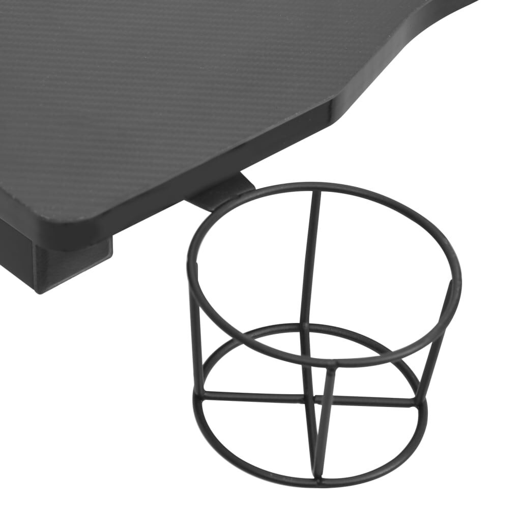 Gaming Bureau LED Zwart - Topdeal! 53% Korting