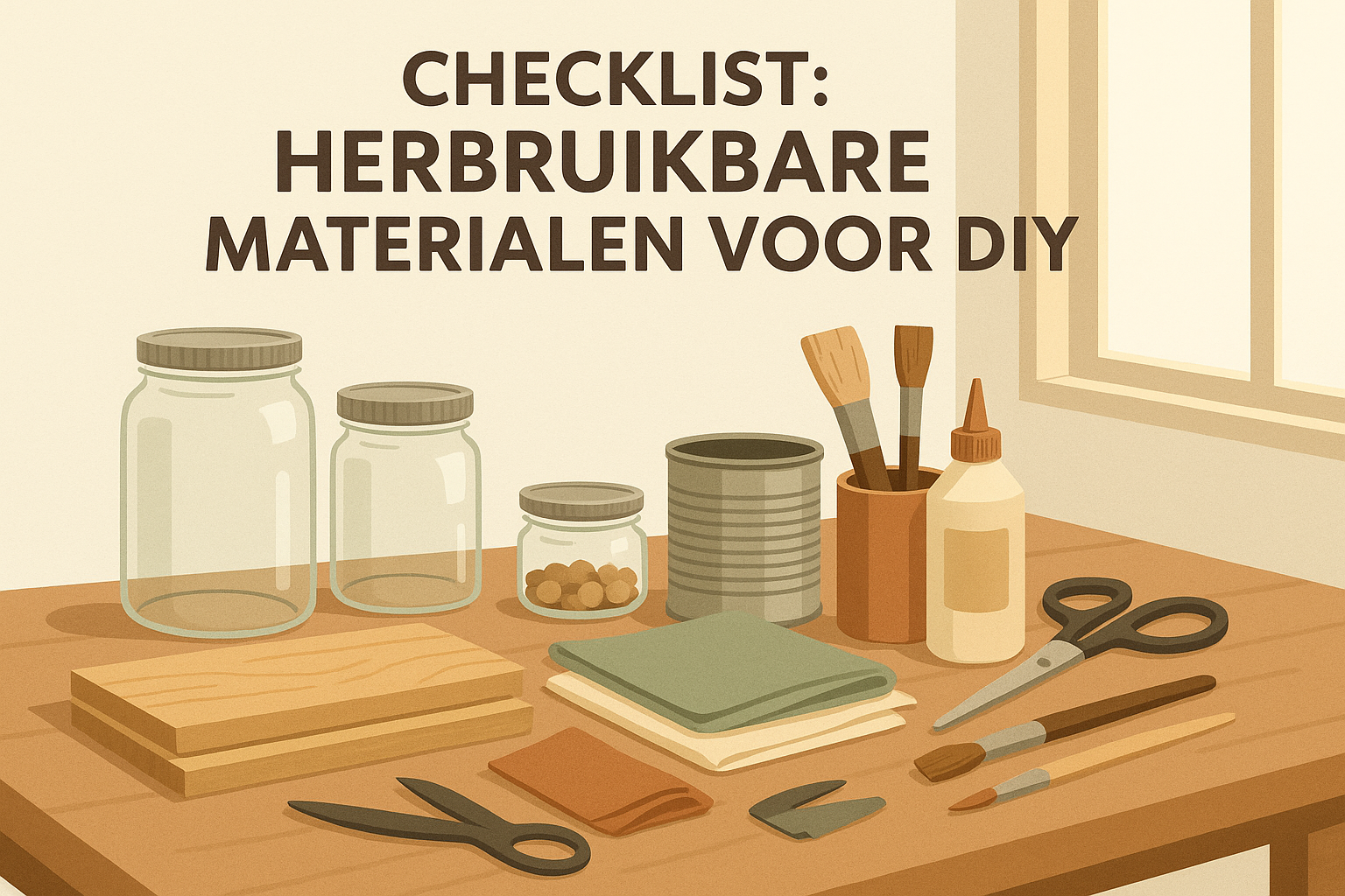 Checklist: Herbruikbare Materialen Voor DIY