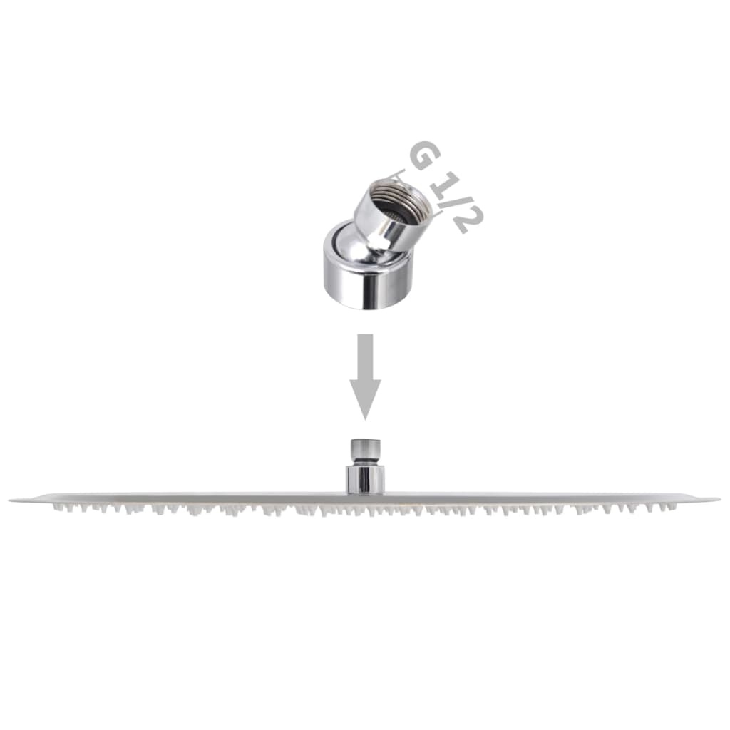 vidaXL Regendouchekop Ø50cm - RVS - 47% Korting!