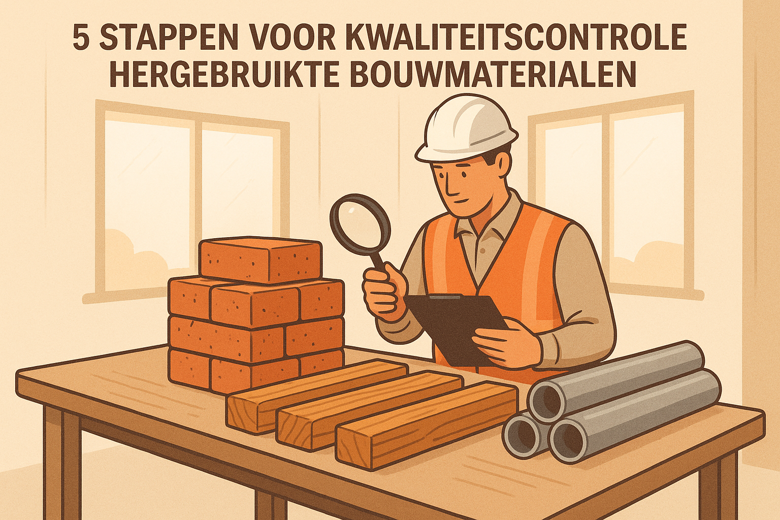 5 Stappen Voor Kwaliteitscontrole Hergebruikte Bouwmaterialen