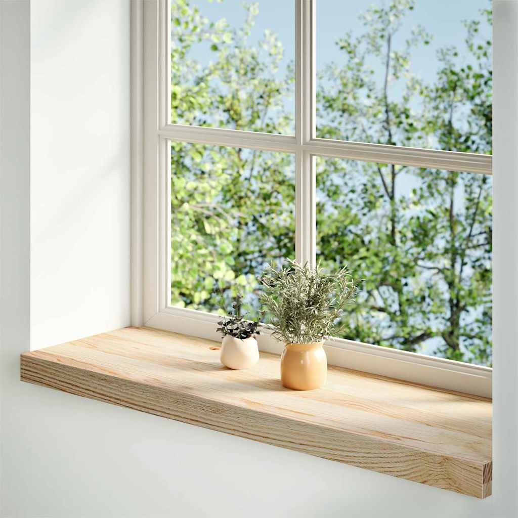VidaXL Eiken Vensterbanken 80x25cm (2 st) - 41% Korting!