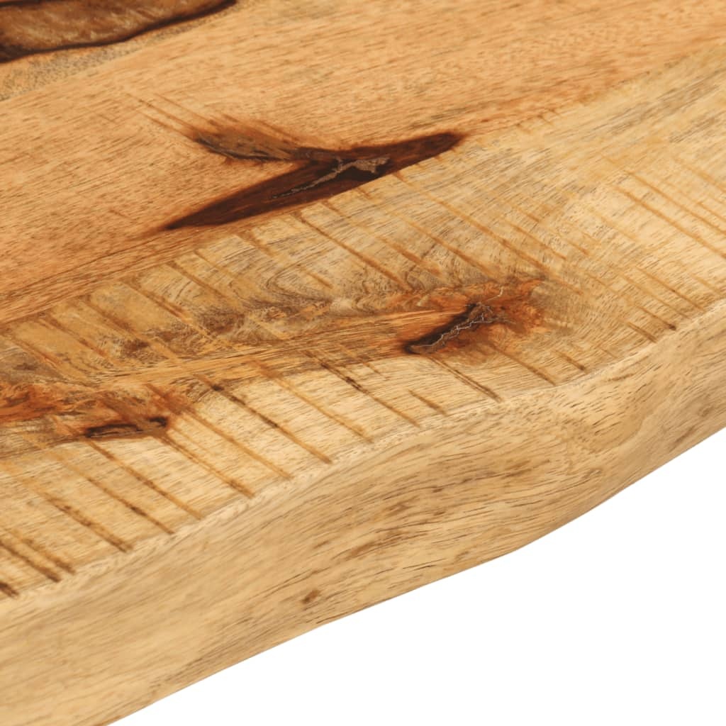 Massief Mangohouten Tafelblad 110cm - Natuurlijke Rand - 35% Korting!