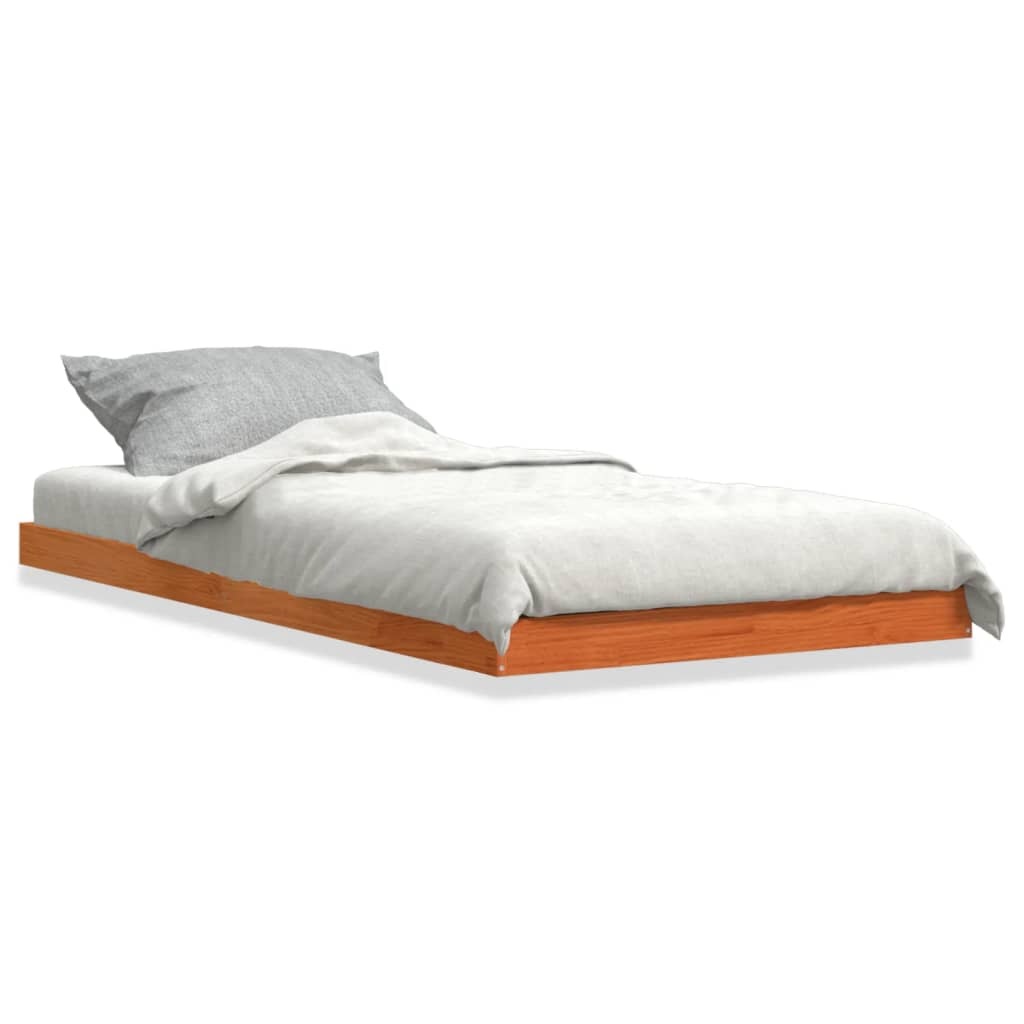 vidaXL Bedframe 90x190 Grenen Wasbruin -35% Korting!