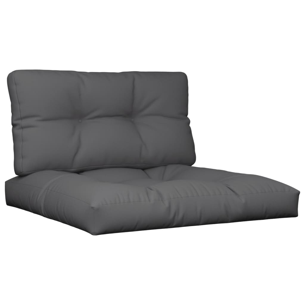 VidaXL Palletkussens Antraciet - Set van 2 - 35% Korting!