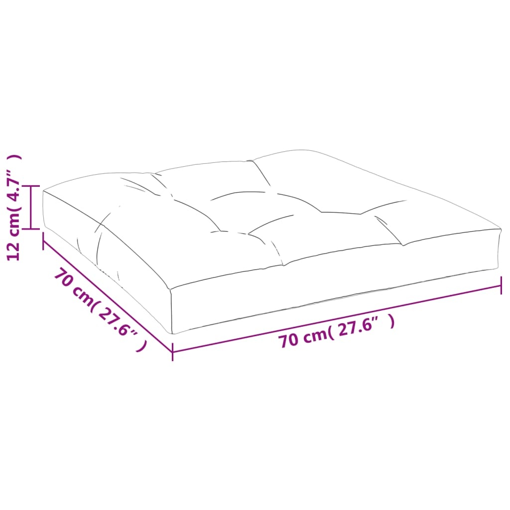 VidaXL Palletkussens Antraciet - Set van 2 - 35% Korting!