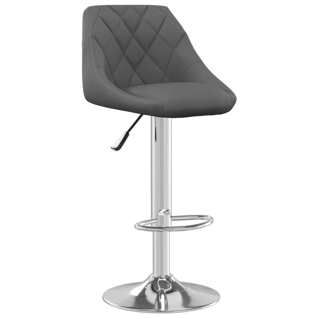 VidaXL Barkrukken (2x) Donkergrijs -35%! Fluwelen Comfort