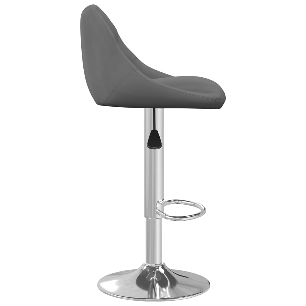 VidaXL Barkrukken (2x) Donkergrijs -35%! Fluwelen Comfort
