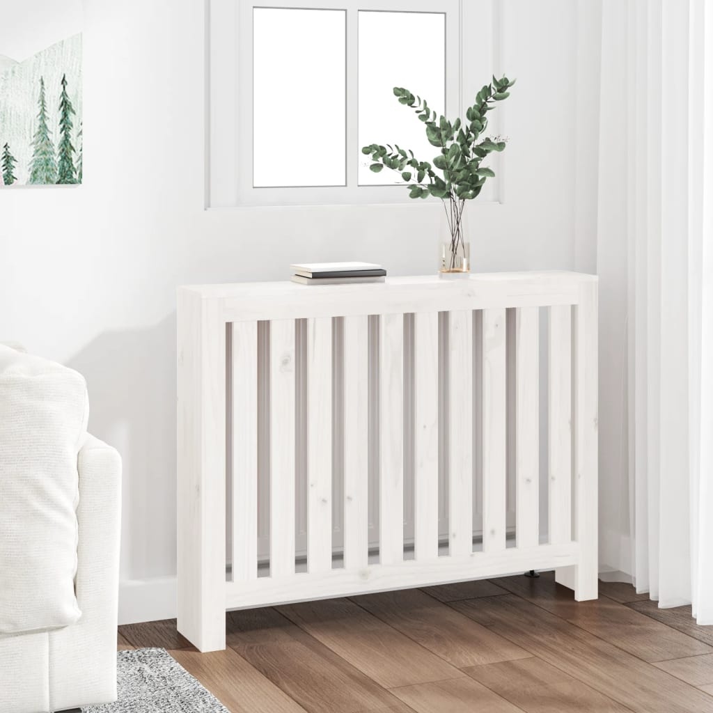 Radiatorombouw Grenenhout Wit 108cm - 35% Korting!