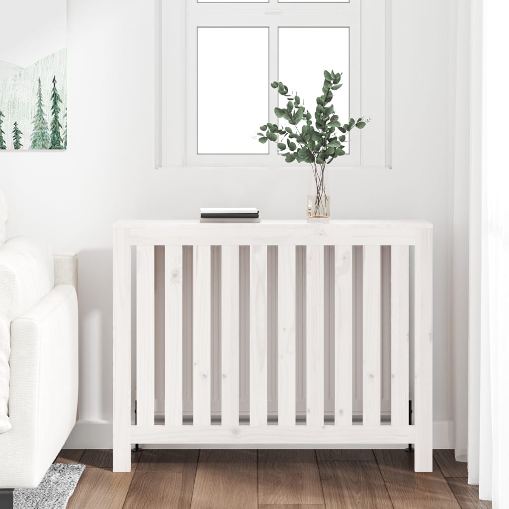 Radiatorombouw Grenenhout Wit 108cm - 35% Korting!