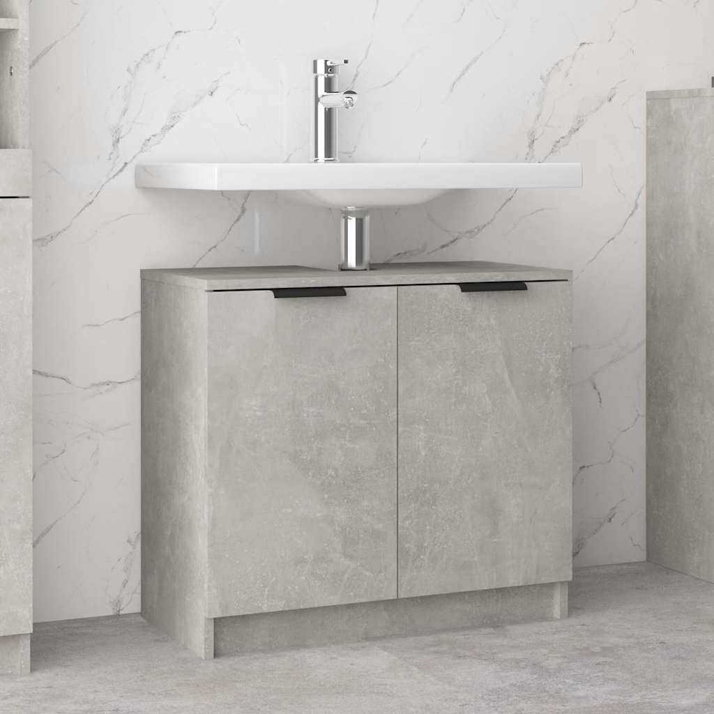 vidaXL Badkamerkast Betongrijs 64,5cm - 35% Korting!