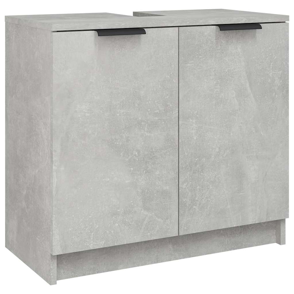 vidaXL Badkamerkast Betongrijs 64,5cm - 35% Korting!
