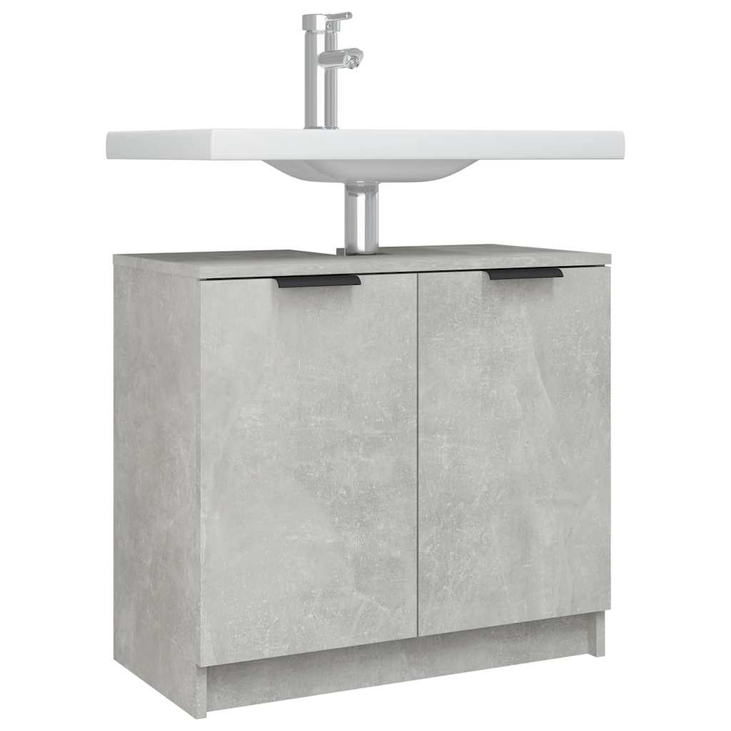 vidaXL Badkamerkast Betongrijs 64,5cm - 35% Korting!