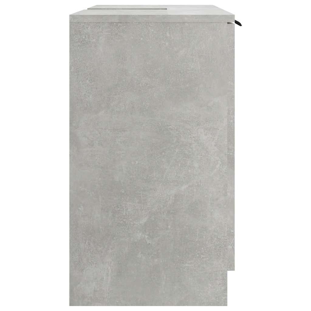 vidaXL Badkamerkast Betongrijs 64,5cm - 35% Korting!