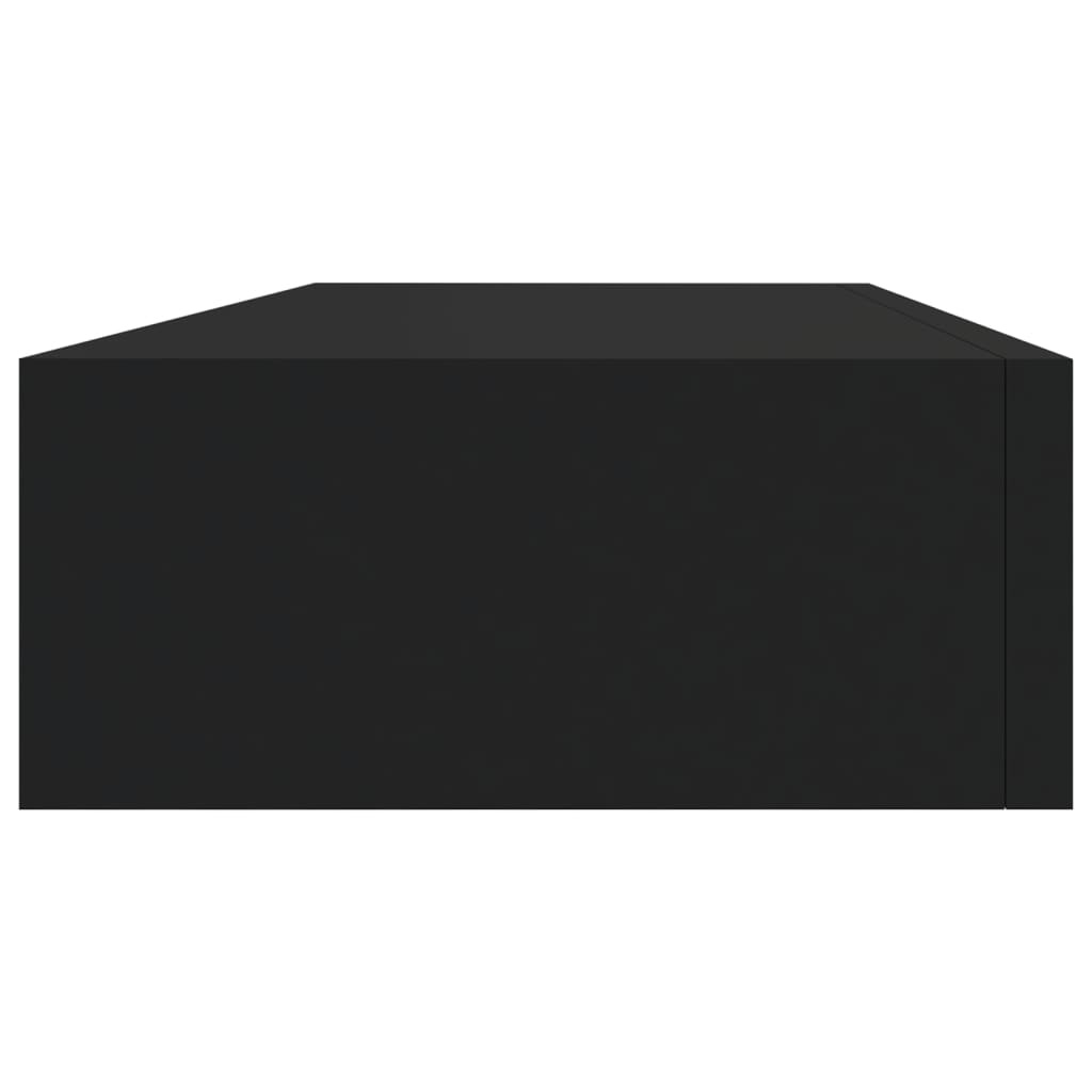 VidaXL Wandschap Zwart 60cm - 35% Korting! Retourdeal