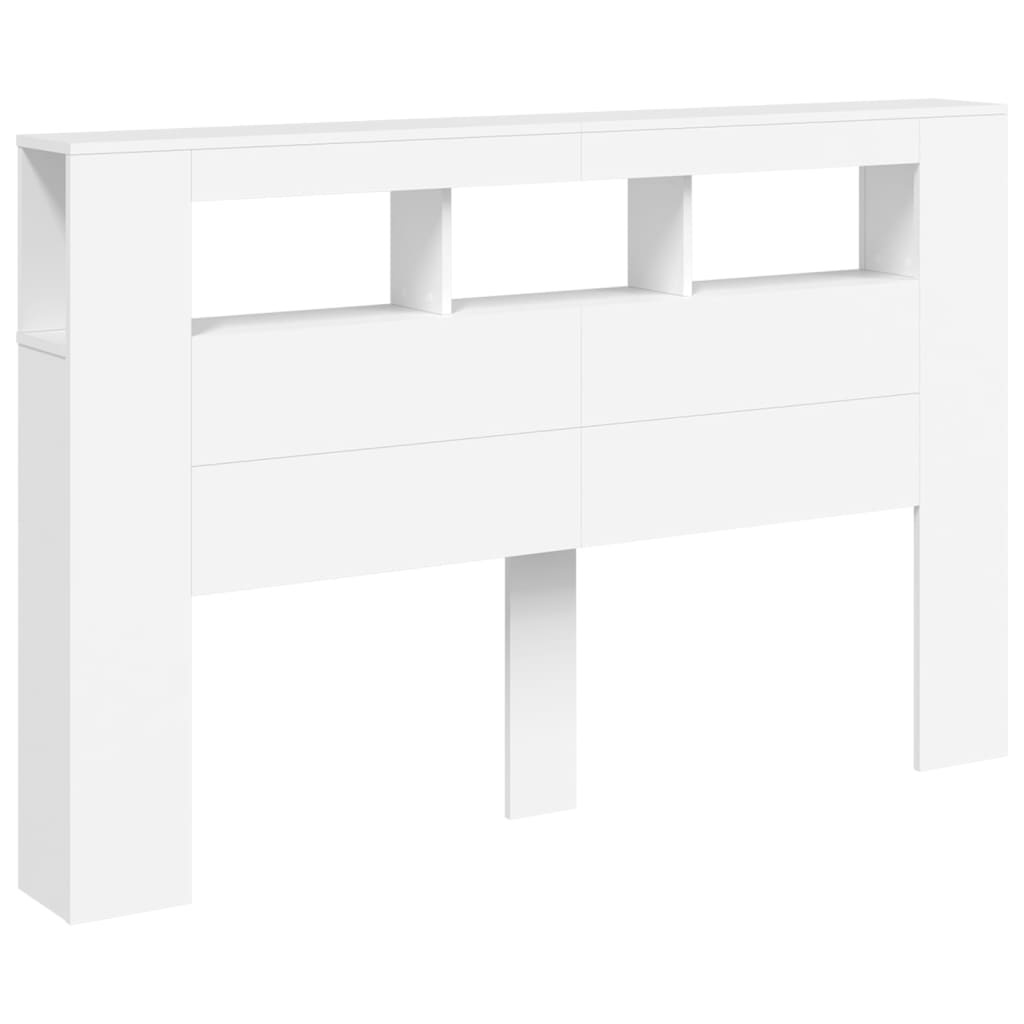 vidaXL LED Hoofdeinde 160cm Wit - Zo Goed Als Nieuw! 35% Korting