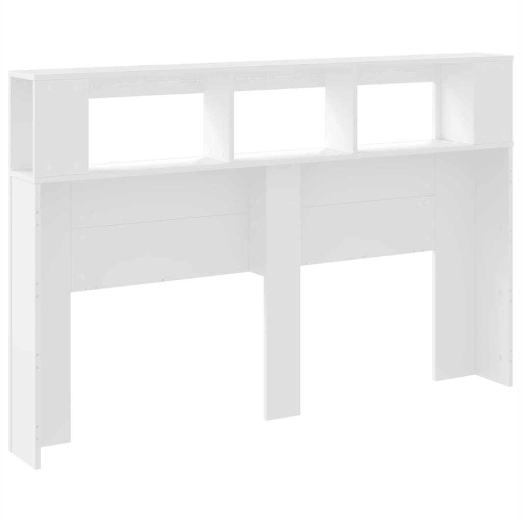 vidaXL LED Hoofdeinde 160cm Wit - Zo Goed Als Nieuw! 35% Korting