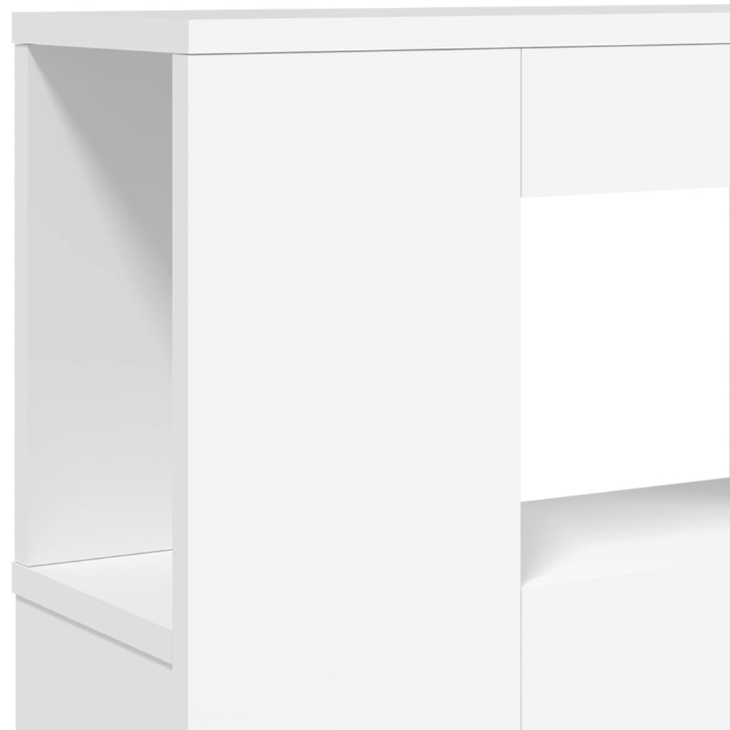 vidaXL LED Hoofdeinde 160cm Wit - Zo Goed Als Nieuw! 35% Korting