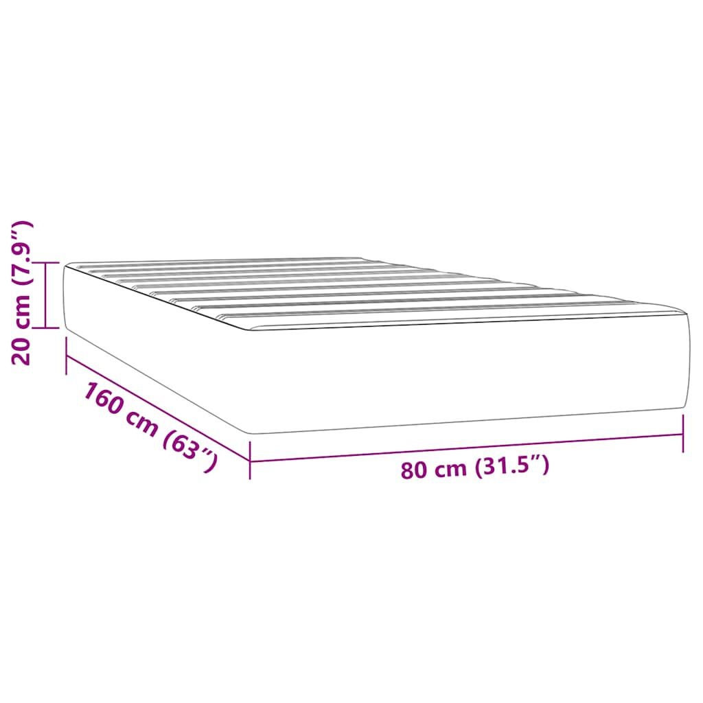 vidaXL Kinder Pocketveringmatras 80x160 - Zo Goed Als Nieuw! 51% Korting