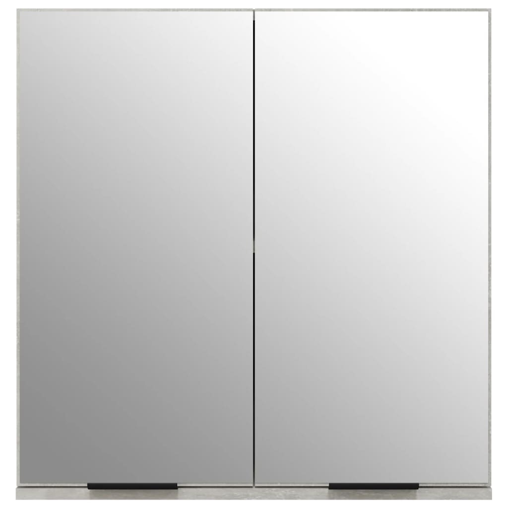 Badkamerkast met Spiegel Betongrijs 64cm - 35% Korting!