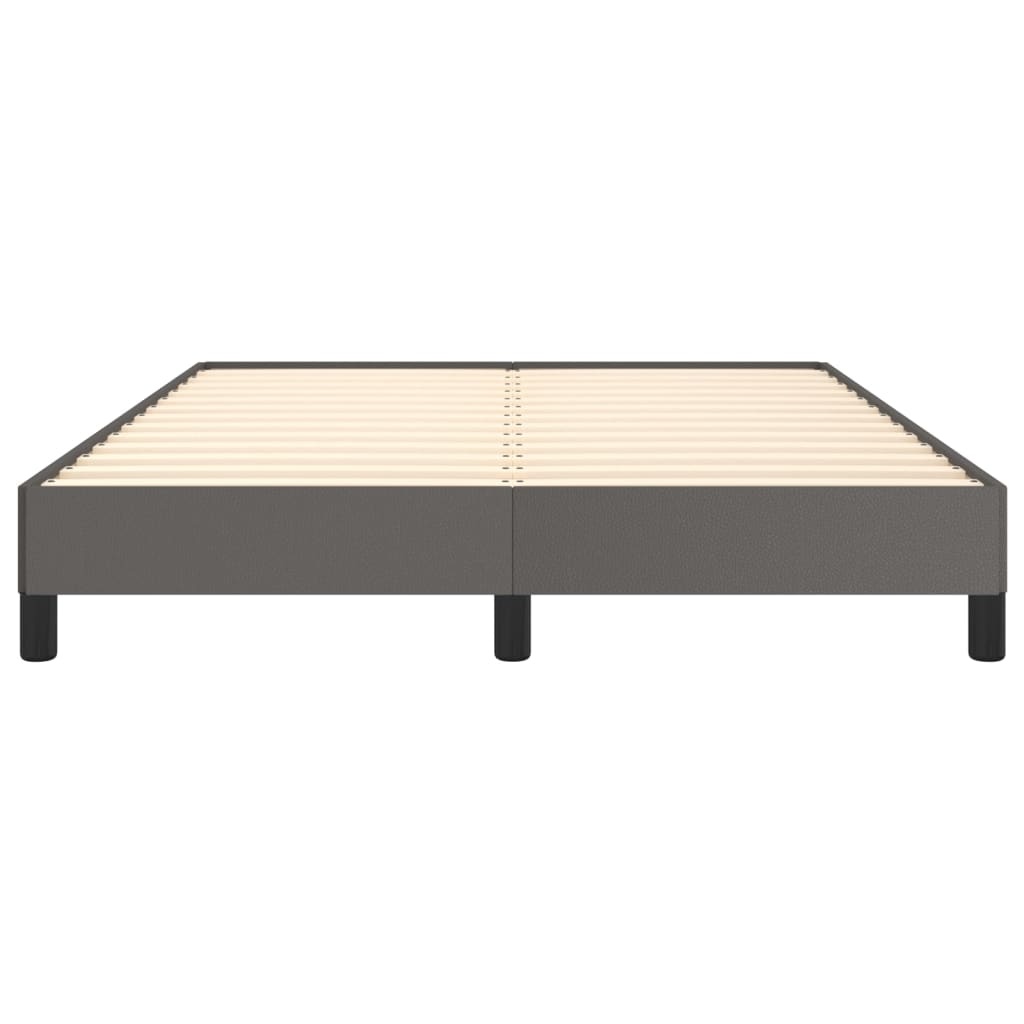 vidaXL Bedframe Kunstleer Grijs 140x190 - Retourdeal! 35% Korting