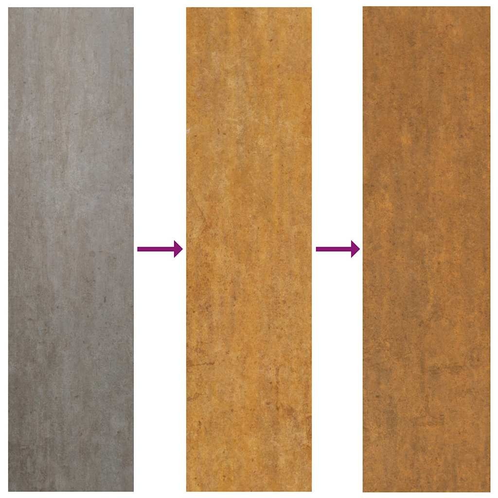 VidaXL Plantenbak Roestig 360cm - 35% Korting! Weervast Staal