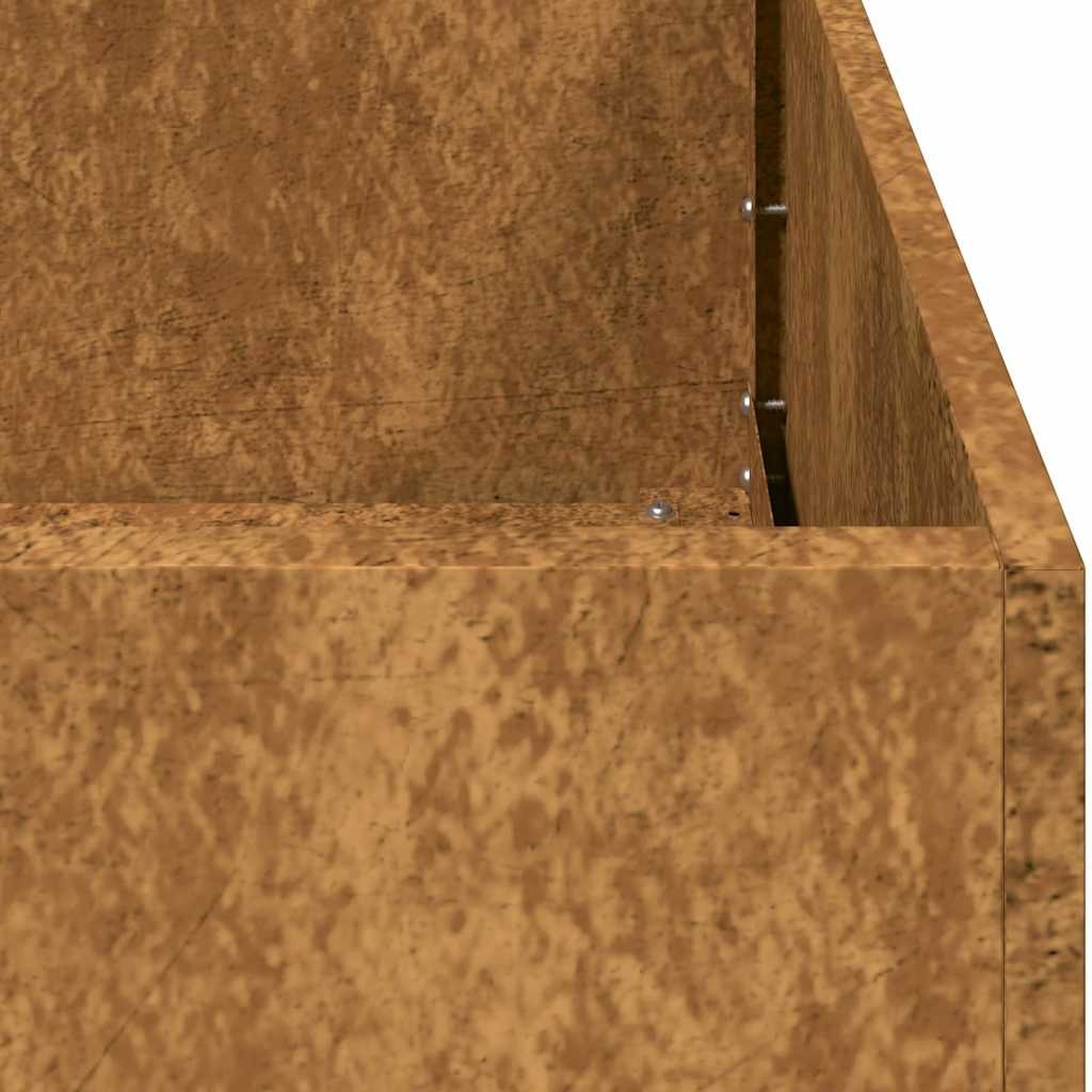 VidaXL Plantenbak Roestig 360cm - 35% Korting! Weervast Staal