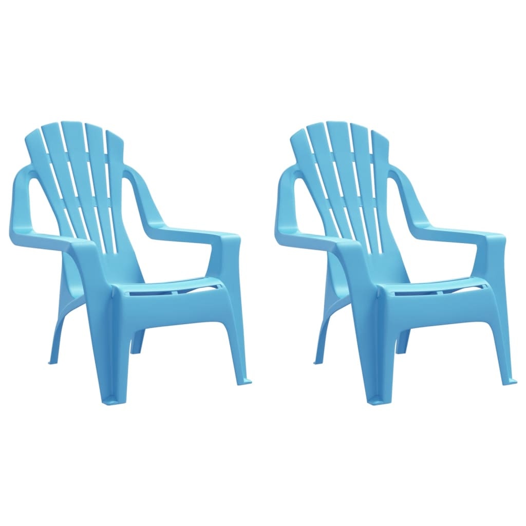 VidaXL Kindertuinstoelen Blauw (2 st) -35% Korting!